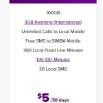 SIMBA upgrades senior plan with 100 GB of local data