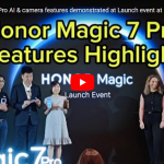 Honor Magic7 Pro AI & camera features demonstrated at Launch event at Mandarin Oriental Hotel