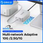 ORICO USB4 Single Port 10G Ethernet Adapter Compatible with Thunderbolt 3/4 RJ45 10GBASE-T Ethernet