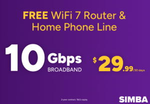 SIMBA Now Offers Free Digital Voice with Fibre Broadband