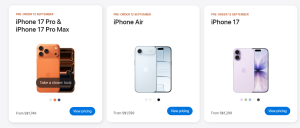 iPhone 17 series is here – iPhone Pro, 17 Pro Max and iPhone 17 and a super thin model iPhone Air. Which iPhone 17 will you buy ?